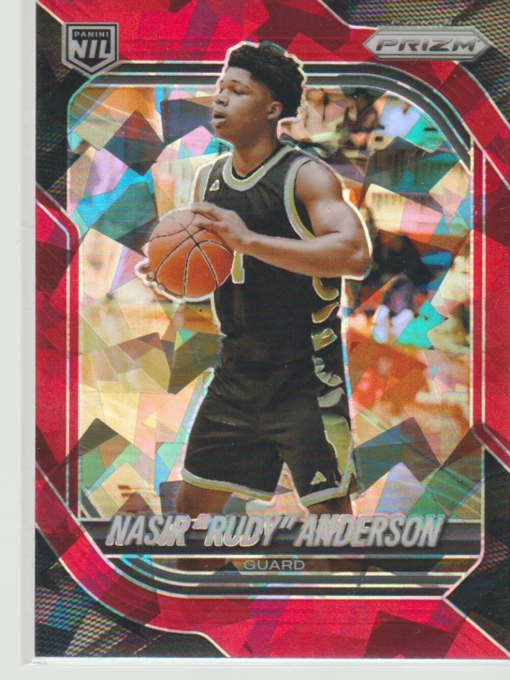 Nasir Rudy Anderson 2025-26 Panini Prizm Red Ice Prizm NIL #87